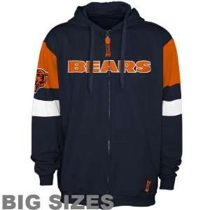 Chicago Bears Navy Blue Big Sizes End Around Hoody Sweatshirt  