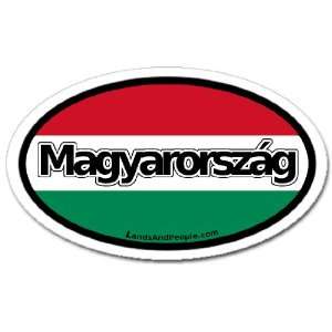  Magyarország Hungary in Hungarian and Hungarian Flag Car 
