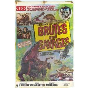 Brutes and Savages Movie Poster (11 x 17 Inches   28cm x 44cm) (1978 