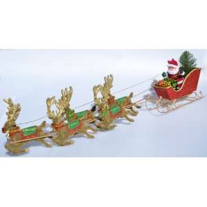  Tass Designs Peters Flying Santa Tree Ornament