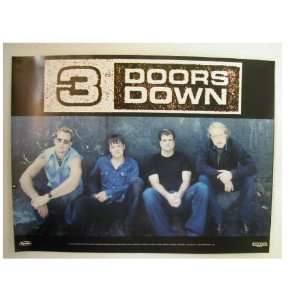  Three Doors Down Poster Band Shot 18 by 24 3