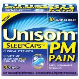  Unisom Pm Sleepcaps Size 30