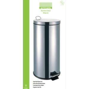  Stainless Steel Step Can 30 Liter Case Pack 2 Automotive