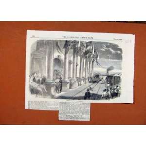   Opening Madras Railway C1856 Illustrated London News