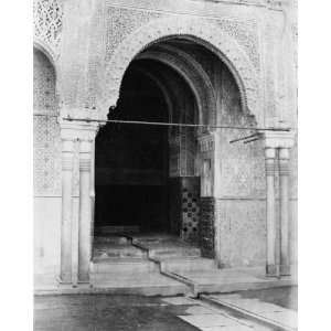 1800s photo Granada. Entrada de la Sala de los Abencerrajes (Alhambra 