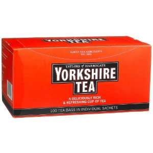 Taylors of Harrogate, Black Tea Blend, Yorkshire Tea, 100 Count 