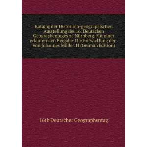   MÃ¼ller. H (German Edition) 16th Deutscher Geographentag Books