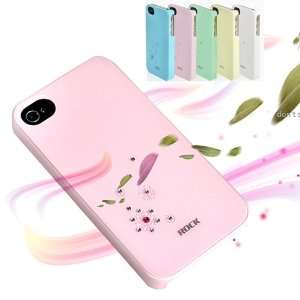 Rock Hard Case for iPhone 4 and Iphone 4S Summer Flower Series    Pink 