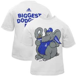  MLB adidas L.A. Dodgers Infant White Biggest Fan T shirt 