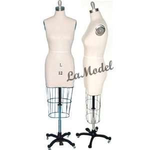 Mannequin Professional Dress Form Collapsible Shoulders Sewing Dress 