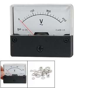  Amico AC 0 450V Fine Tuning Dial Analog Voltmeter Panel 