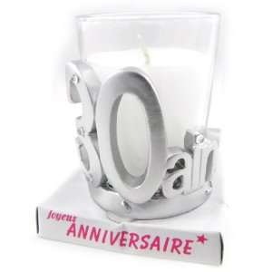  Special candle 30 Ans silvery.