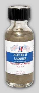 PALE BURNT METAL   1 oz. Alclad Airbrush Lacquer #104  