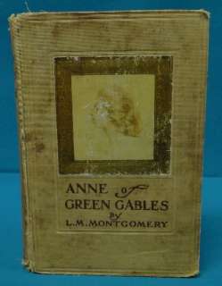 Anne of Green Gables L.M. Montgomery c1908 1914 39th Impression  