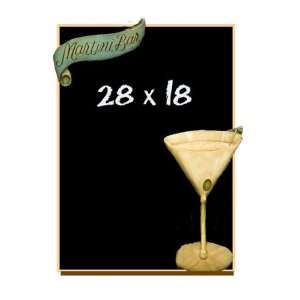   Martini Bar Chalkboard for kitchens and restaurants