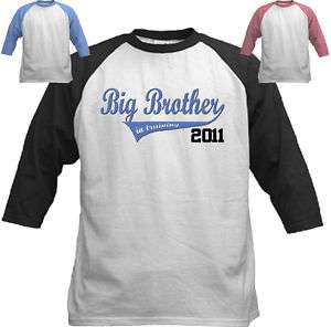 BIG BROTHER IN TRAINING 2011 SWOOSH Raglan T Shirt  