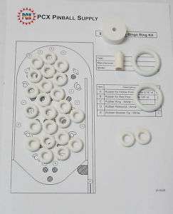 1966 Bally Zodiac Bingo Rubber Ring Kit  