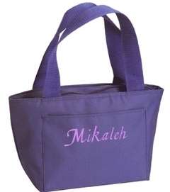 Insulated Lunch Bag Tote Custom Embroidery 5 Bag Colors  