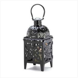  Black Medallion Lantern