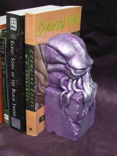 Cthulhu Statue / Bookend, Purple   Lovecraft  