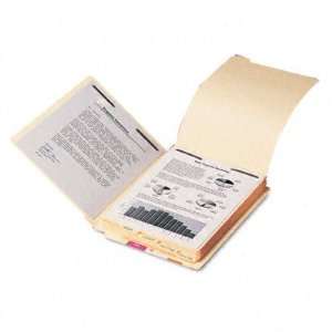  Smead Stackable End Tab Folder Dividers with Fastener 