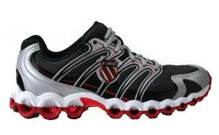 KSwiss Mens Running Shoes Ultra Tubes 100 Black True Red 02691027 