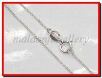20 inch fine sterling silver chain necklace .925 x 1 chains necklaces 
