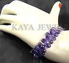 XCLUSIV NATURAL AMETHYST FACETED BEAD GORGEOUS BRACELET items in RUBY 
