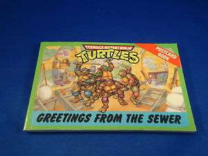 NEW TMNT Teenage Mutant Ninja Turtles 24 POSTCARD BOOK  