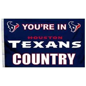  Houston Texans Flag   NFL Youre in Texans Country Sports 