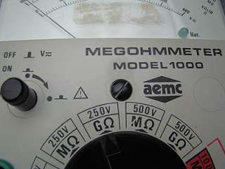 AEMC Megohmmeter Model 1000  
