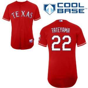 Yoshinori Tateyama Texas Rangers Authentic Alternate Cool Base Jersey 