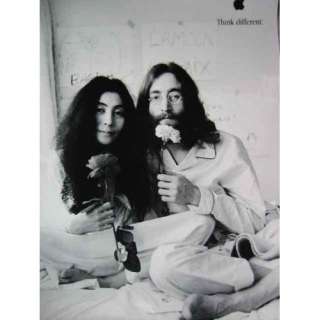    Apple Think Different Poster John Lennon Yoko Ono 11 x 17 in