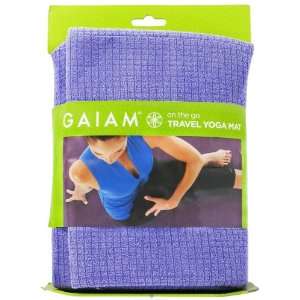  Gaiam Travel Yoga Mat, Purple   1 Ct Health & Personal 