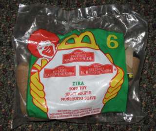 1998 Lion King Simbas Pride Plush McDonalds Zira #6  