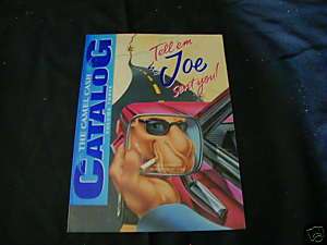 1992 Joe Camel cash catalog # 3 zippos pool player golf  
