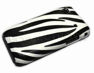 New Zebra leather hard case for Samsung i9000 Galaxy S  