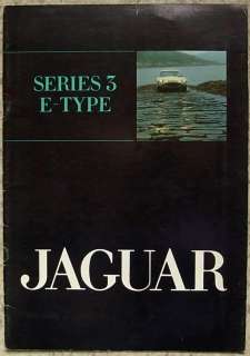 JAGUAR E TYPE Car Sales Brochure March 1971  