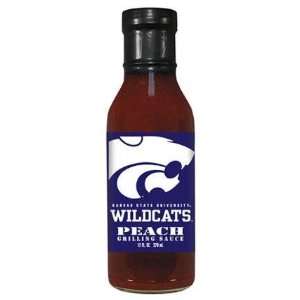 Hot Sauce Harrys 4218 KANSAS STATE Wildcats Peach Grilling Sauce 