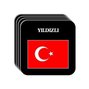  Turkey   YILDIZLI Set of 4 Mini Mousepad Coasters 