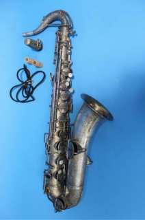 Vintage Martin Handcraft C Melody Saxophone Silverplate Phase 1 c1921 