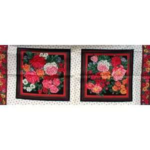  4445 Wide Red Rose Placemats Fabric By The Yard Arts 