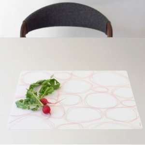  Modern twist Placemat Pebbles   Red