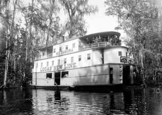 Metamora Steamboat Lucas Ocklawaha River Florida 1902  