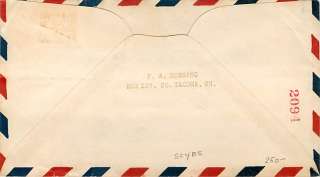 1935 Navy Mass Flight To Midway Air Mail Cover   Pearl Harbor Pmk   TO 