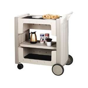 Cafe Cart, 38 1/2x21x42, Platinum/Putty (ICE45093) Category 