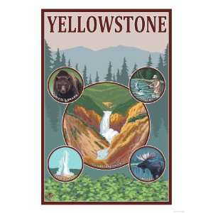  Yellowstone National Park, Wyoming   Yellowstone Collage Travel 