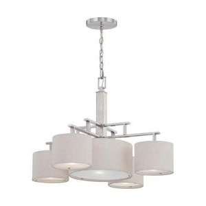  Nuvo 60/4885 Percussion Brushed Nickel Five Light 