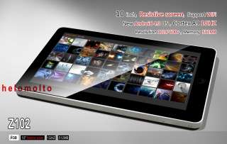 10.2 Google ANDROID 4.0 ZENITHINK Z102™ FLYTOUCH 5 Tablet GPS 8GB 