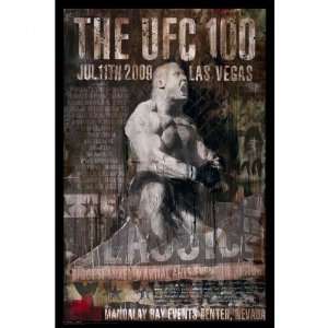  UFC 100 Lithograph Print 